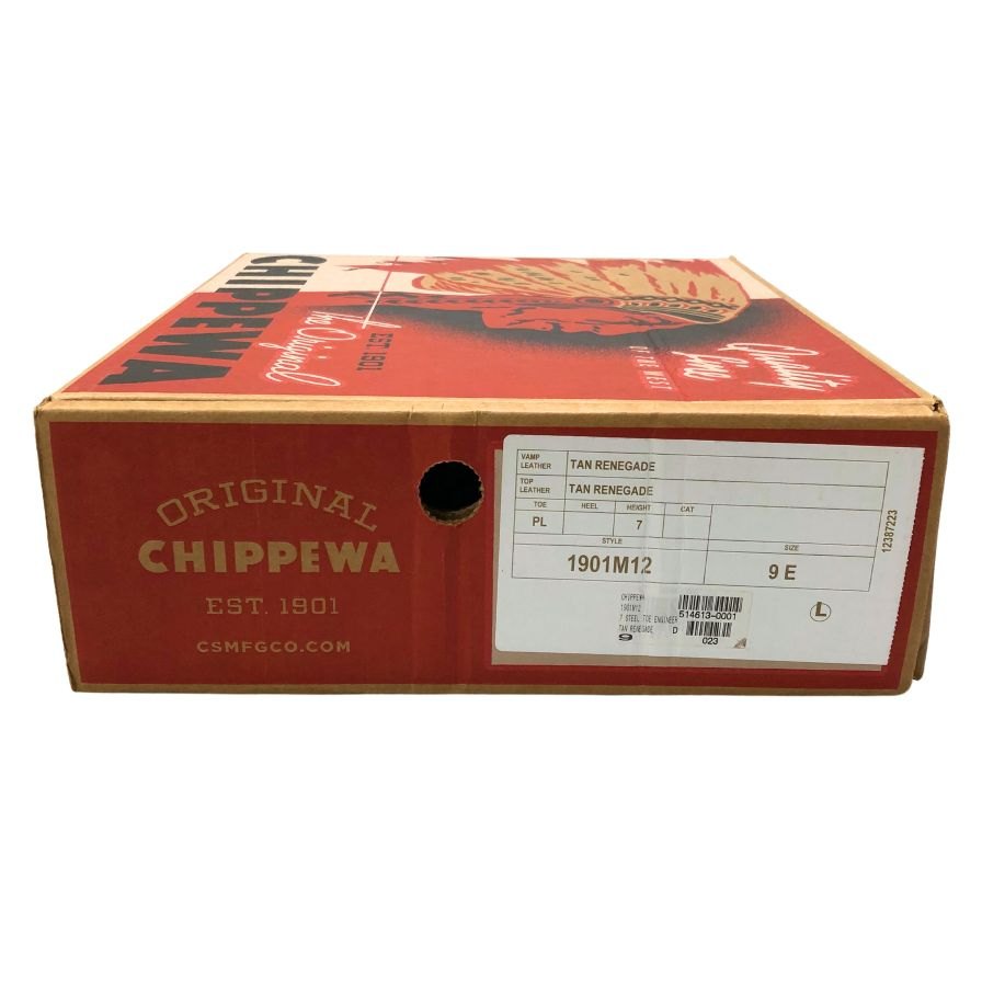 チペワ エンジニアブーツ 1901M12 オリジナル スチールトゥ ブラウン系 メンズ サイズ27.0㎝ CHIPPEWA 約27.0cm【AFD4】