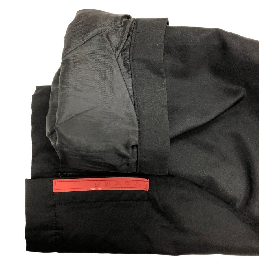美品◆プラダ 09AW ナイロンジャケット ブラック メンズ サイズXL SGV126 PRADA 【AFB20】