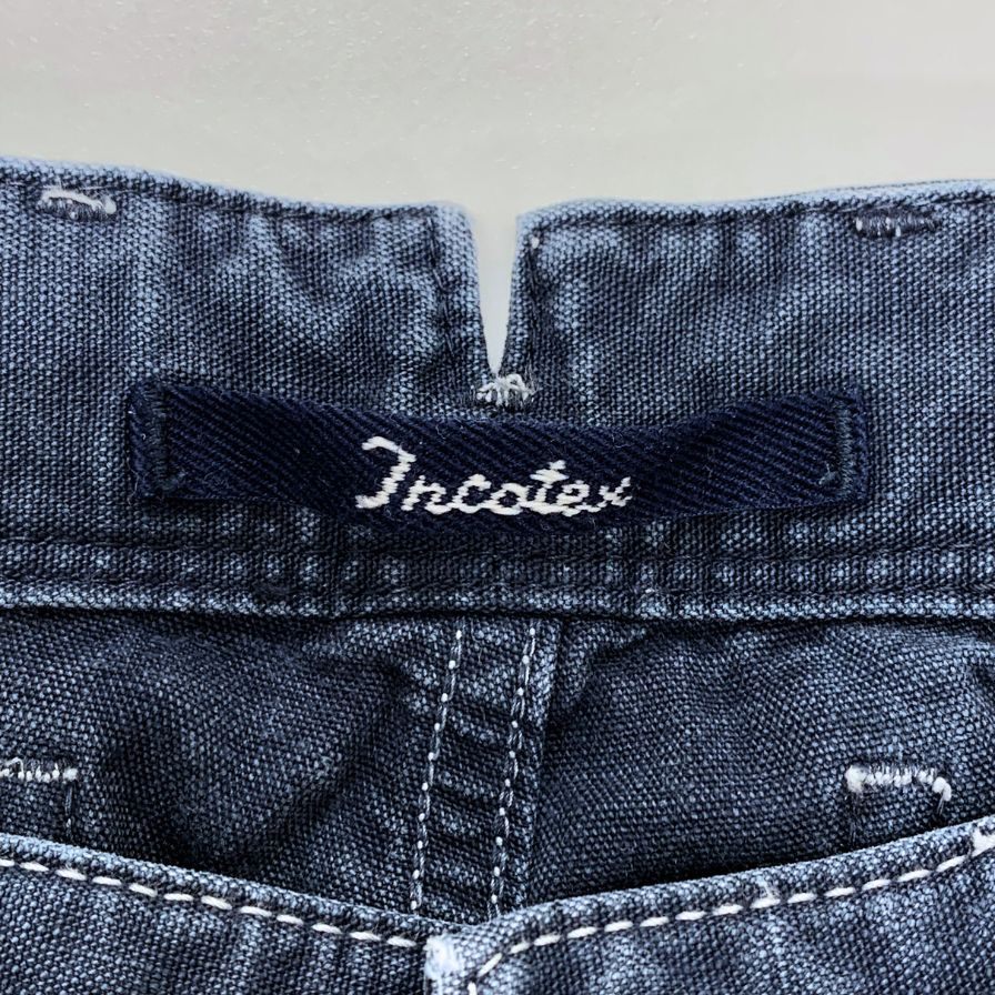 インコテックス デニムパンツ 001Xo コットン SLOWEAR RAY SLIM ルーマニア製 ネイビー メンズ サイズ33 INCOTEX 【AFB44】