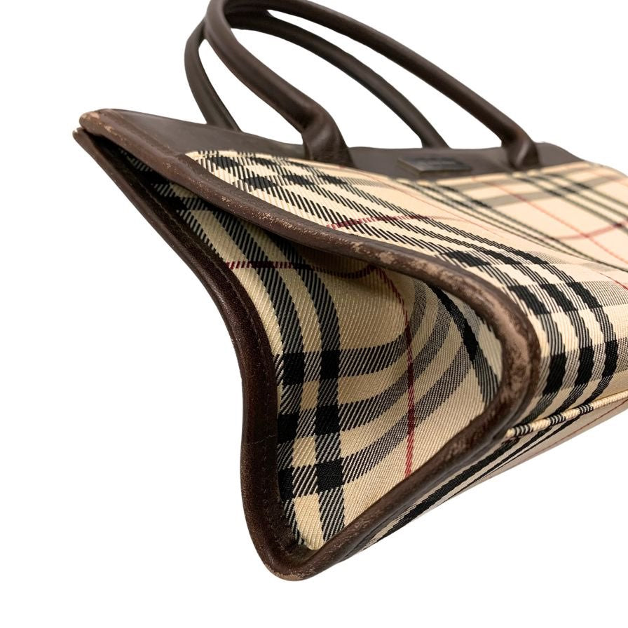 バーバリーノバチェック ミニ トート ハンドバッグ レディース Burberry【AFE1】