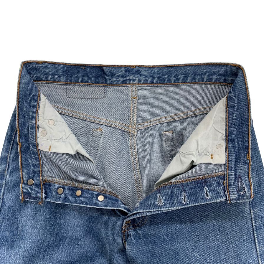 リーバイス デニム 501 90年代 USA製 ボタン裏501 裾グラデーション インディゴ メンズ サイズ W30 L32 LEVI’S 【AFB24】