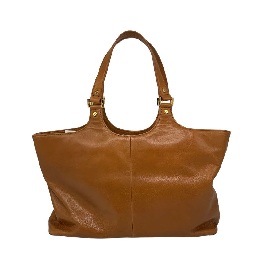トリーバーチ ハンドバッグ レザー ゴールド金具 キャメル レディース TORY BURCH【AFE12】
