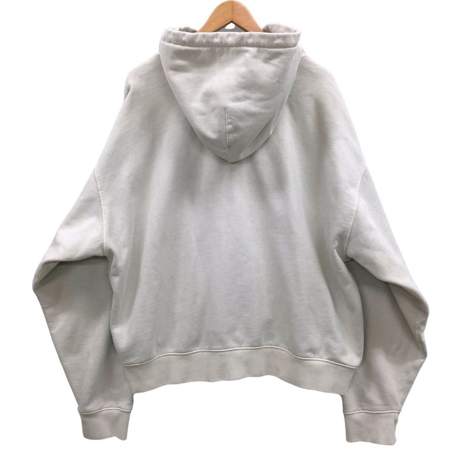 中古◆ナイキ ステューシー スウェット パーカー ボックスロゴ メンズ サイズ L ホワイト系 NIKE STUSSY 【AFB17】