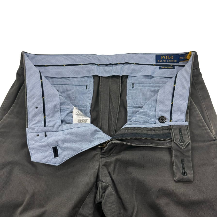 ポロ ラルフローレン チノパンツ ストレッチスリムフィット グレー メンズ サイズ 29/32 POLO RALPH LAUREN 【AFB1】