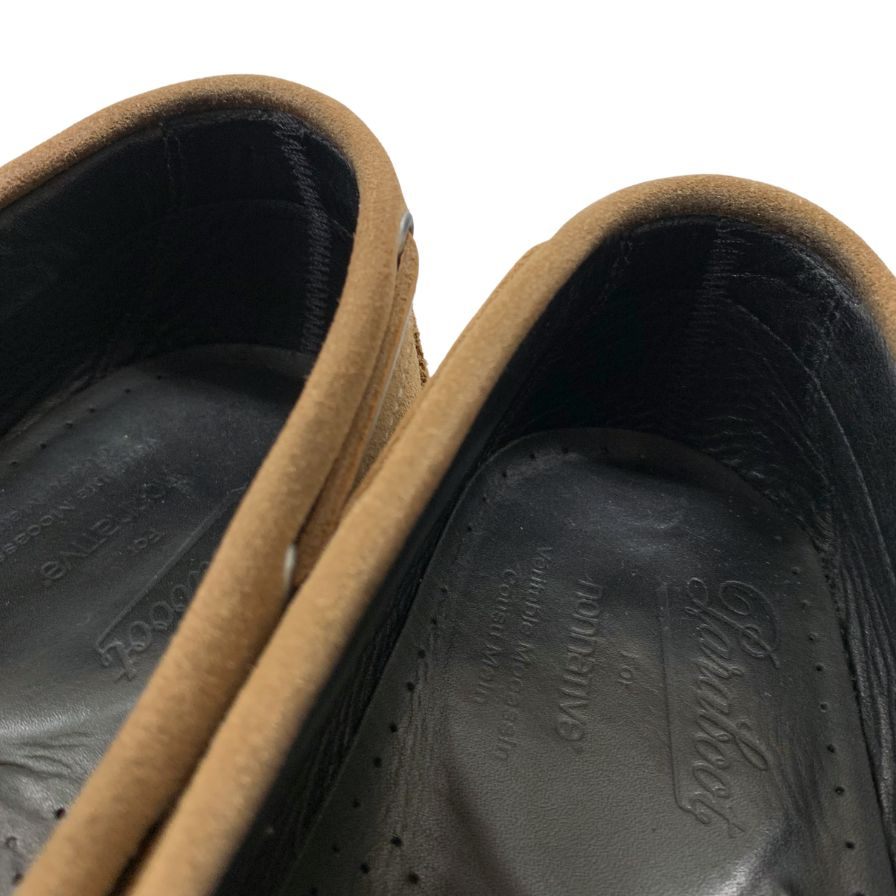 パラブーツ×ノンネイティブ デッキシューズ マロ スエード メンズ サイズ8.5 ベージュ MALO PARABOOT nonnative 約27.0cm【AFC1】