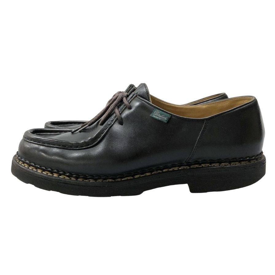 パラブーツ チロリアンシューズ ミカエル カーフ メンズ サイズ42 ブラック PARABOOT MICHAEL ビジネスシューズ 約27.0cm【LA】【中古】