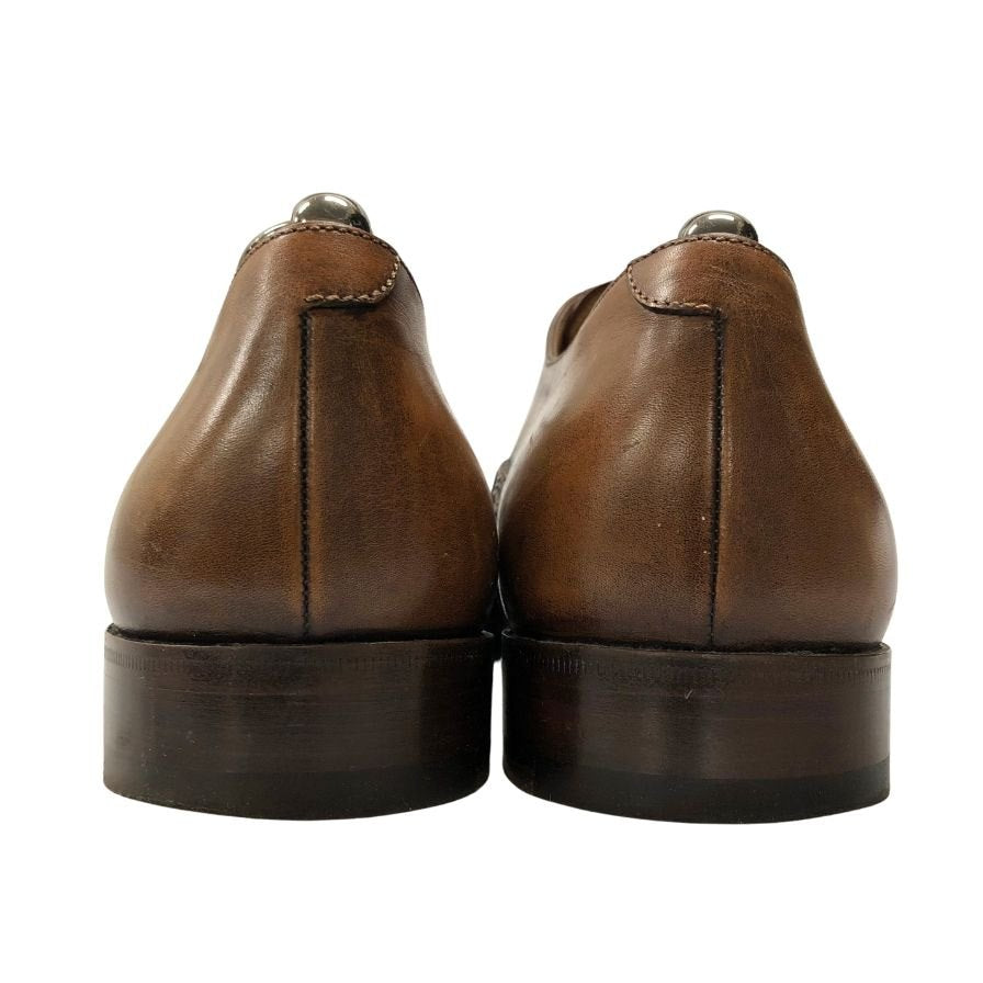 ベルルッティ レザーシューズ 0849 Uチップ ベネチアンレザー ブラウン メンズ サイズ7.5 Berluti ビジネスシューズ 約26.0cm【LA】【中古】