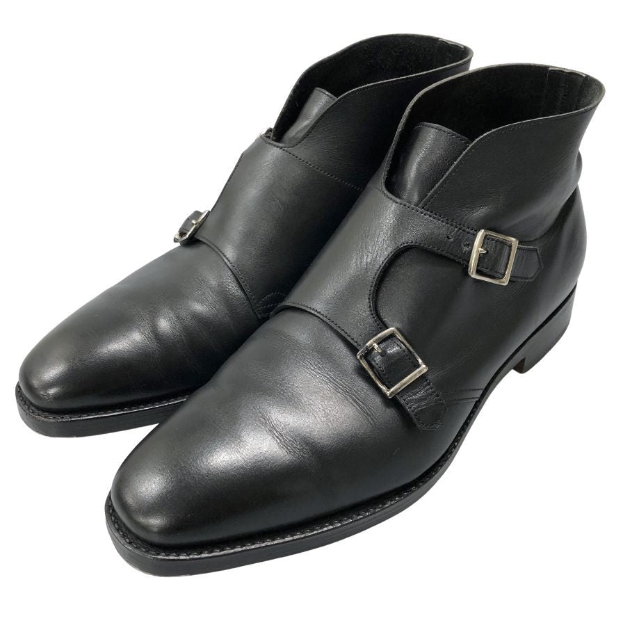 ジョンロブ レザーブーツシューズ デビー ダブルストラップ カーフ ブラック UK7.5相 メンズ JOHN LOBB ブーツ 約26.0cm【LA】【中古】