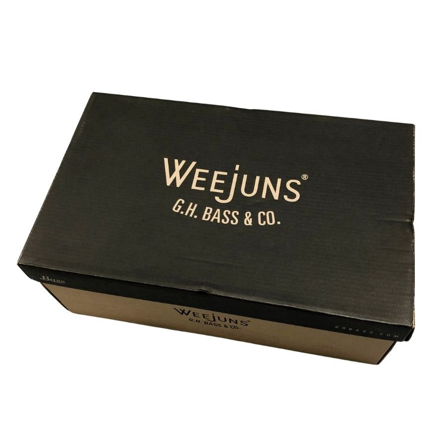 ジーエイチバス ローファー ウィージャンズ ラーソン エキゾチック レオパード サイズ8 メンズ ブラック G.H.Bass&Co. WEEJUNS LARSON 約26.0cm【AFD5】