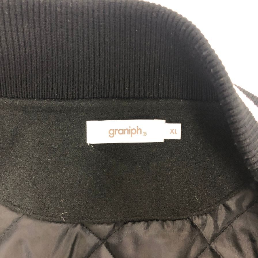 中古◆グラニフ スタジャン スタジアムジャンパー コカコーラ メンズ サイズXL ブラック granigh 【AFF22】