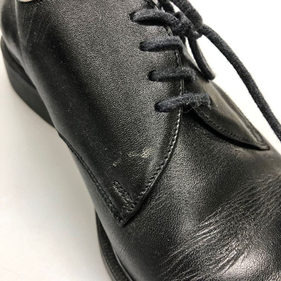 バリー レザーシューズ プレーントゥ 57351 メンズ ブラック サイズ8 BALLY 約26.5cm【AFC8】