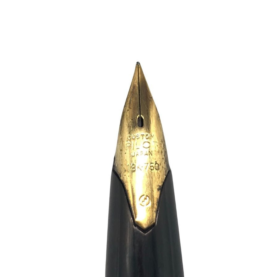 中古◆パイロット 万年筆 エリート ブラック ペン先18K PILOT【AFI4】