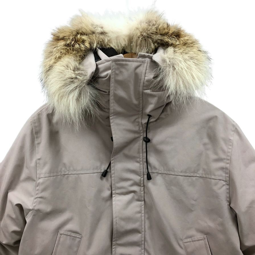 美品◆カナダグース ダウンジャケット ラングフォード パーカー 2062M ファー フード グレー メンズ サイズL CANADA GOOSE 【AFA18】