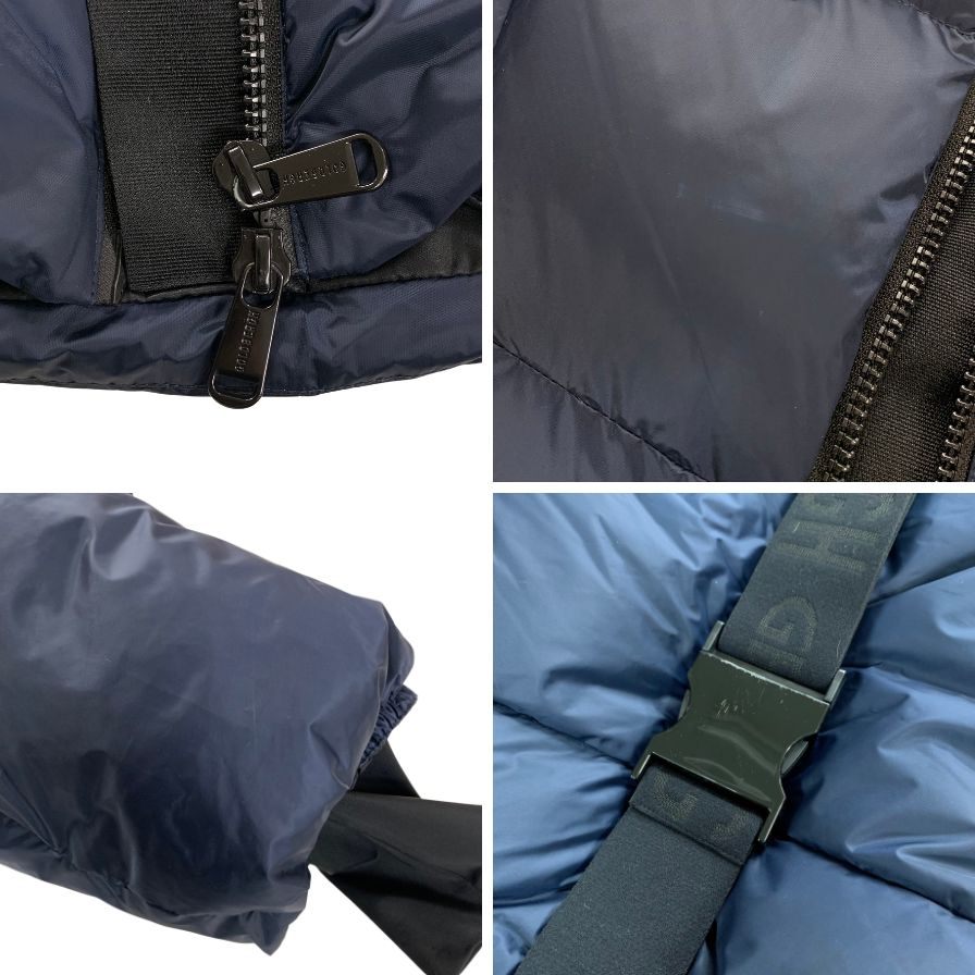 美品◆ゴールドバーグ ダウンジャケット SNOWMASS JACKET ネイビー レディース サイズEU42 Goldbergh 【AFA1】
