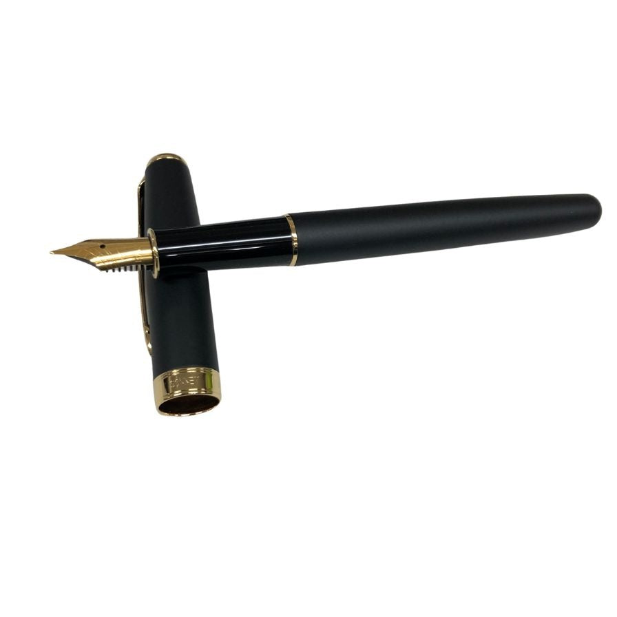 パーカー 万年筆 ソネット 細字 ペン先 18K 750 オリジナル M ブラック ゴールド GT PARKER SONNET【AFI6】
