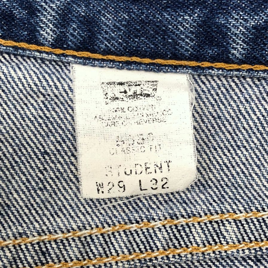 リーバイス デニム 505 90年代 ボタン裏104 インディゴ メンズ サイズ W29 L32 LEVI’S 【AFB38】
