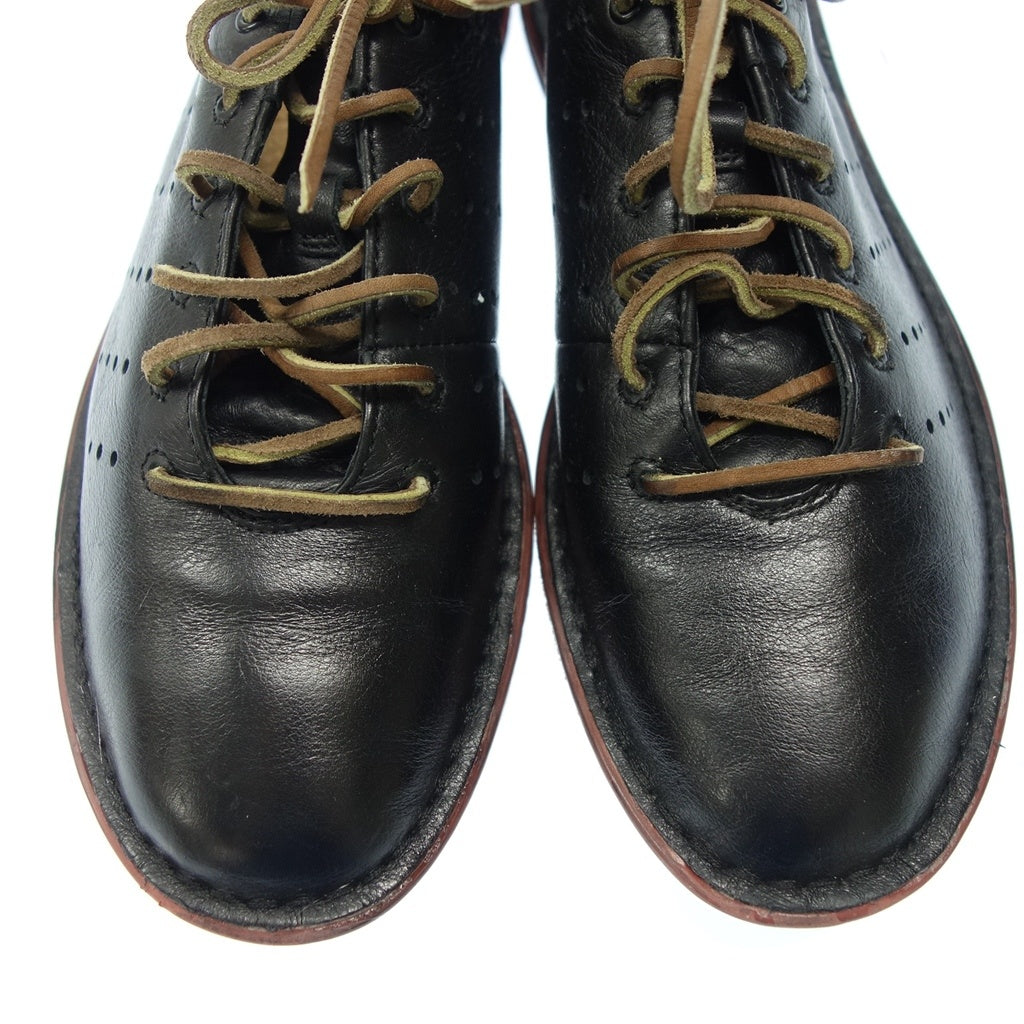 美品◆クラークス スニーカー レザー メンズ ブラック サイズ7.5 Clarks【AFC31】