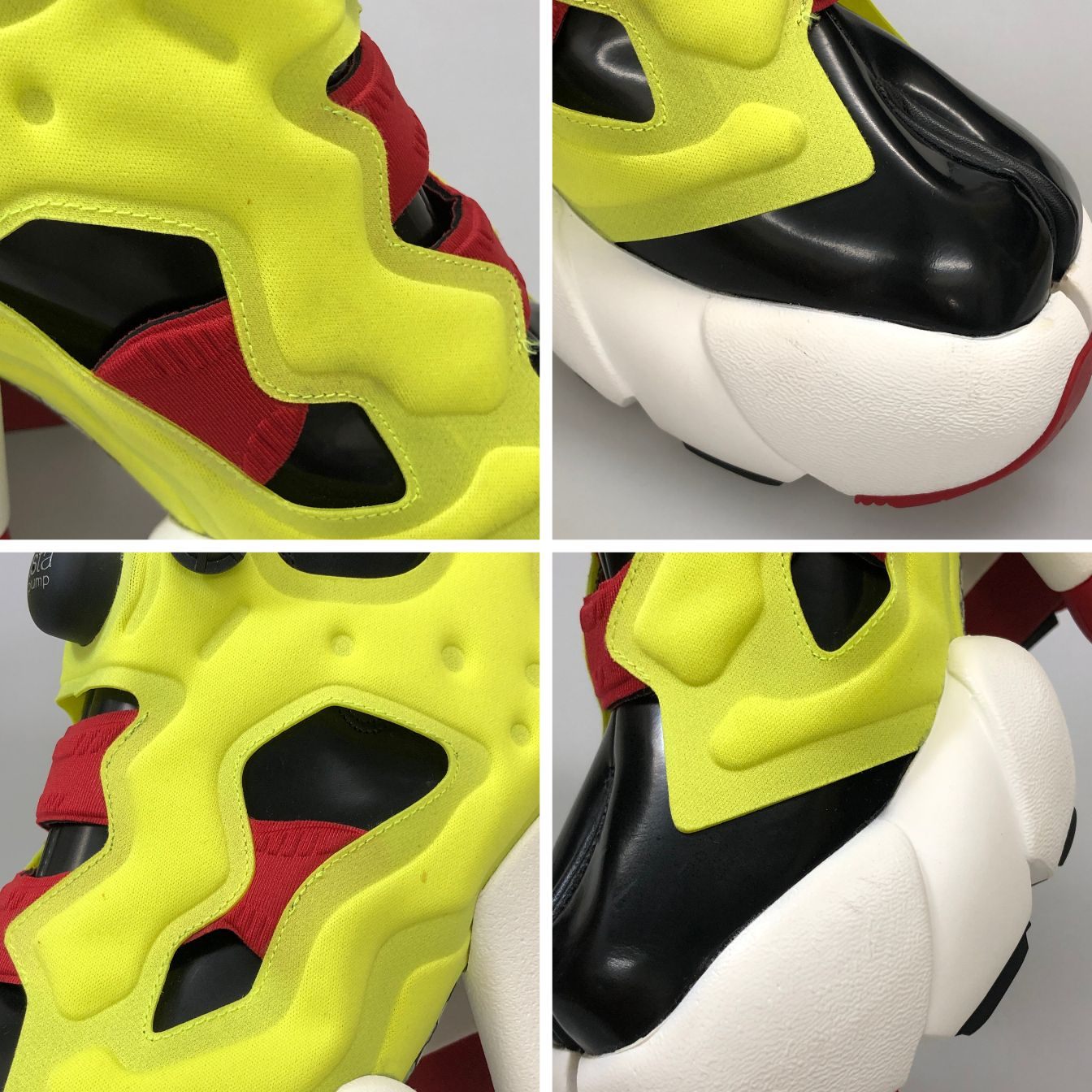 メゾンマルジェラ リーボック スニーカー Tabi Instapump Fury Hi S34WU0023 イエロー系 レディース サイズ35 Maison Margiela Reebok 約21.5cm【AFD12】
