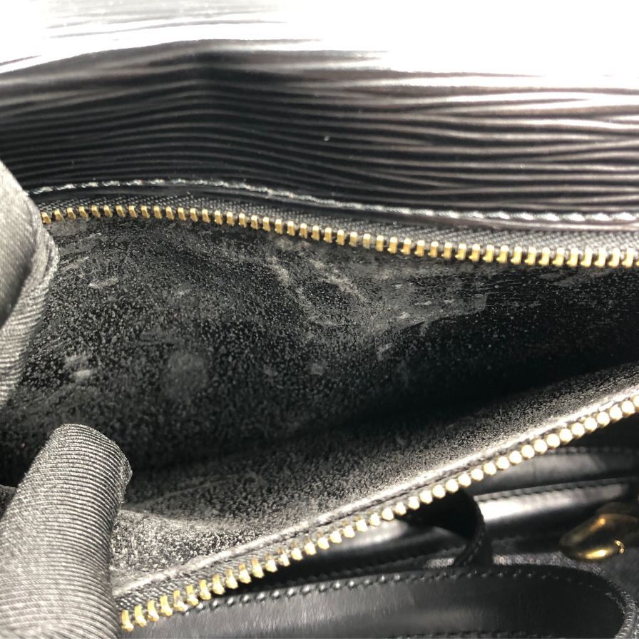 ルイヴィトン ハンドバッグ モンソー M52122 エピ ノワール レザー ショルダーストラップ ブラック レディース LOUIS VUITTON【AFE11】