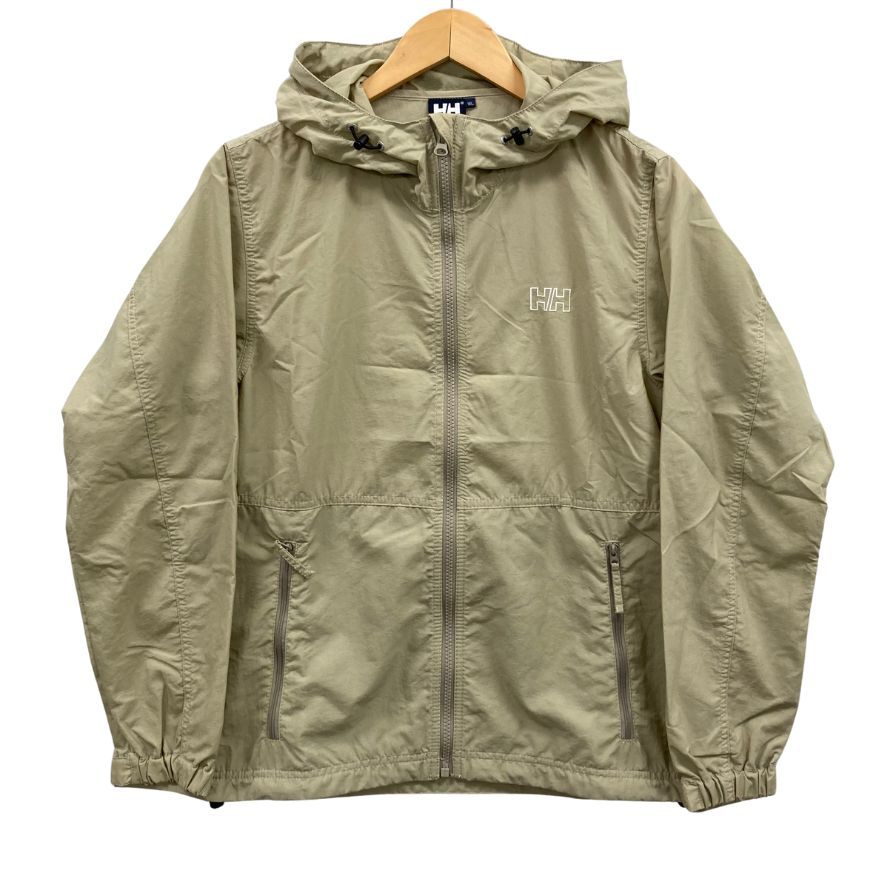 美品◆ヘリーハンセン ナイロンジャケット カーキ サイズWL レディース HELLY HANSEN 【AFB20】