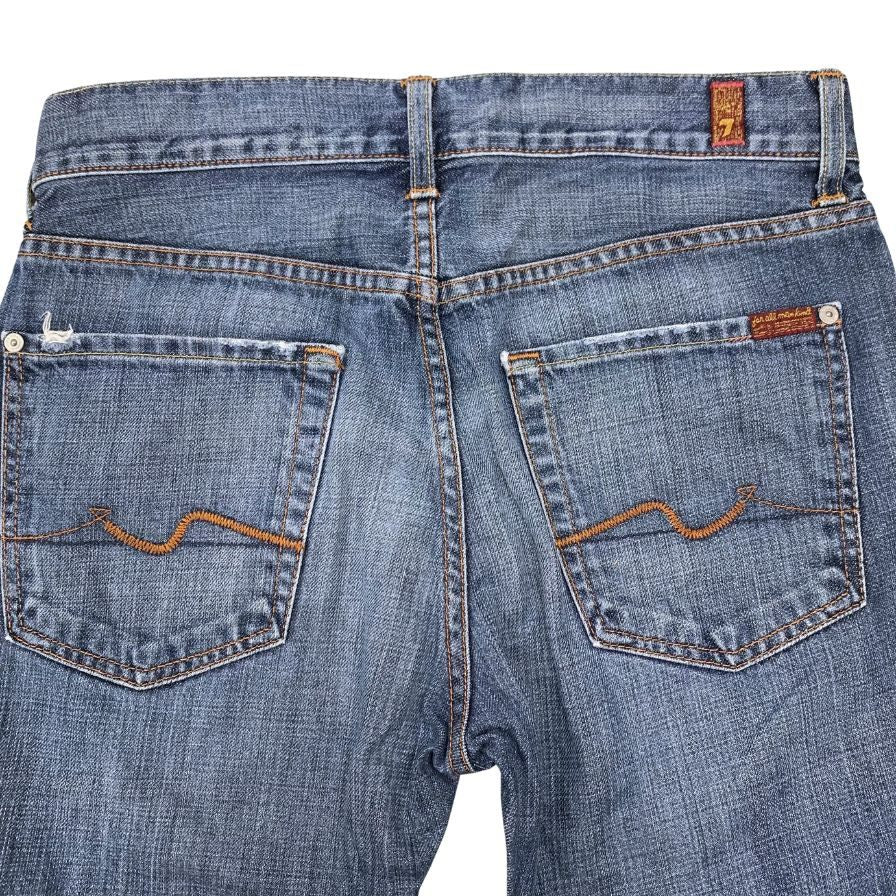 セブンフォーオールマンカインド デニムパンツ スタンダード ブルー サイズ31 ブルー 7 for all mankind 【AFB1】