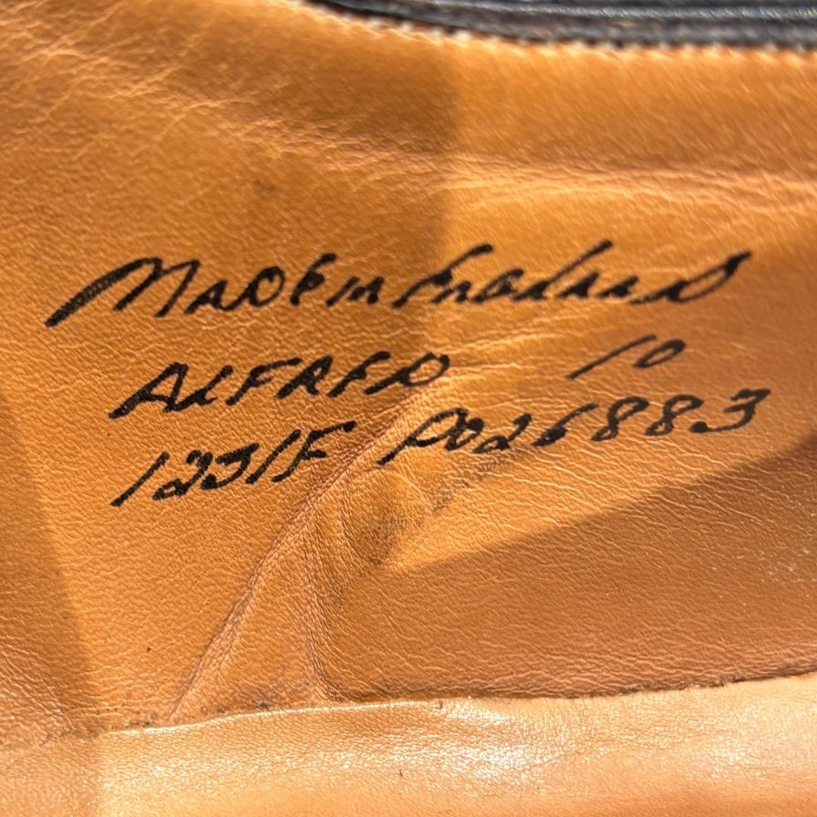 ジョセフチーニー レザーシューズ ストレートチップ アルフレッド ブラック メンズ サイズUK10F JOSEPH CHEANEY ALFRED ビジネスシューズ 約28.0cm【LA】【中古】