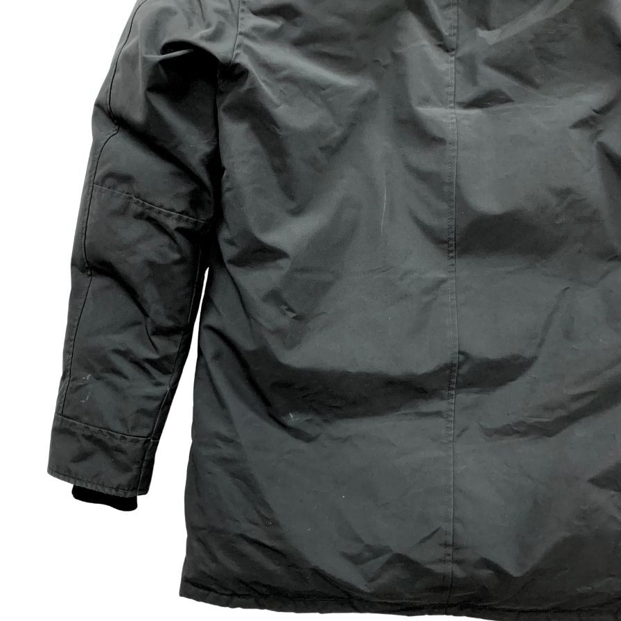 美品◆カナダグース ダウンジャケット ジャスパー 3438JM サイズXL メンズ ブラック CANADAGOOSE 【AFA23】