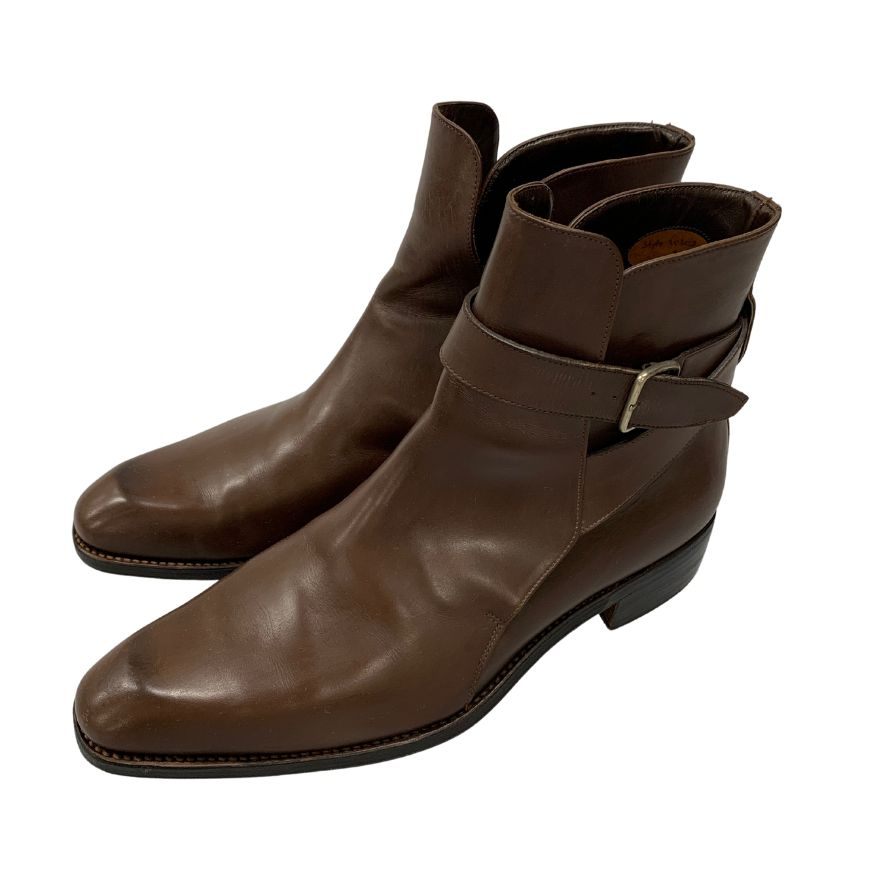 美品◆メルミン ジョッパーブーツ レザー ブラウン系 サイズ7 メンズ MEERMIN【AFC45】