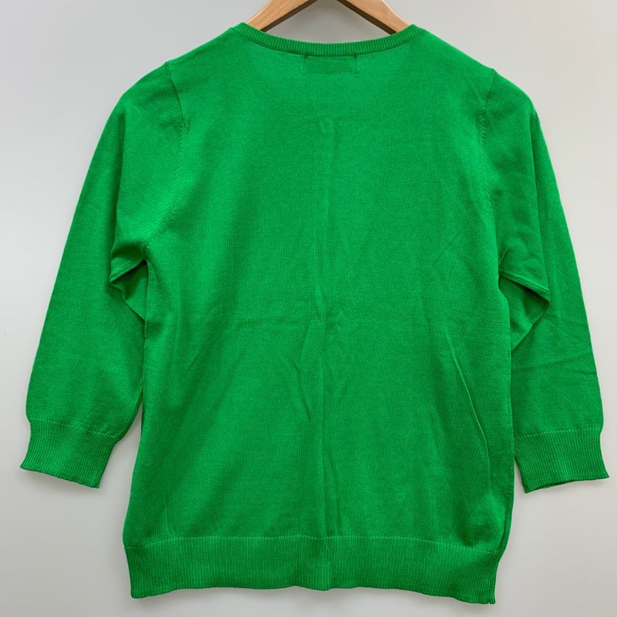 美品◆ジャスグリッティ― セーター レディース グリーン サイズ2 JUSGLITTY 【AFB46】