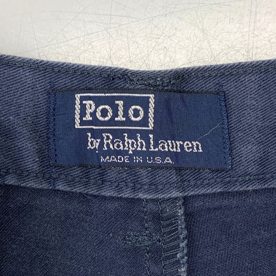 ポロ チノ ラルフローレン ショートパンツ コットン メンズ ネイビー サイズ34 POLO 【AFB30】