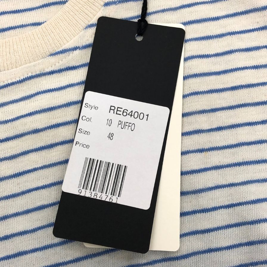 中古◆ロベルトコリーナ クルーネックロングTシャツ ブルーグラデ メンズ 48サイズ Roberto Collina 【AFB48】