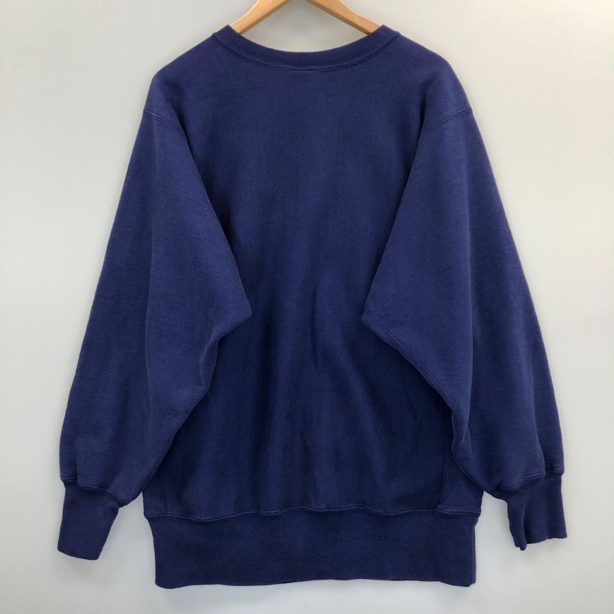 中古◆チャンピオン リバースウィーブ スウェット ロゴ パープル メンズ サイズXL Champion REVERSE WEAVE 【AFB18】