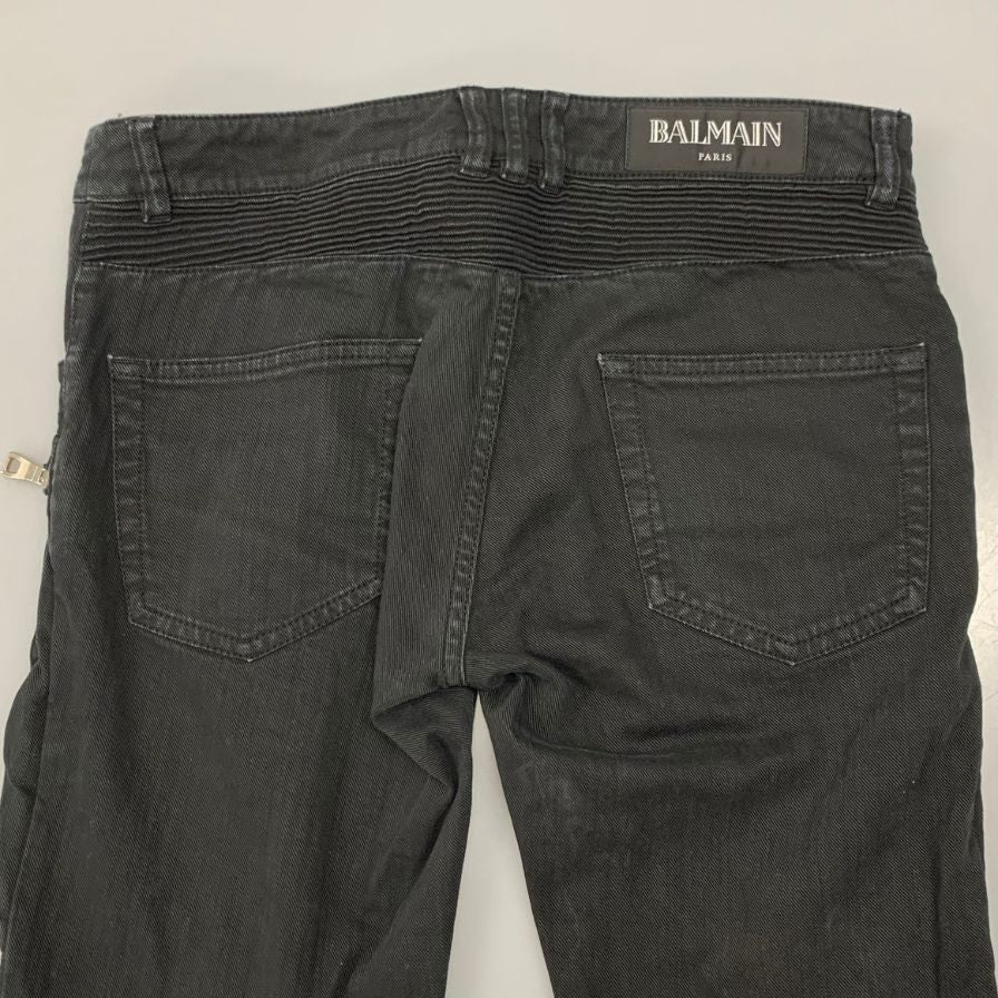 バルマン バイカーデニム グラデーション サイズ29 メンズ BALMAIN 【AFB25】