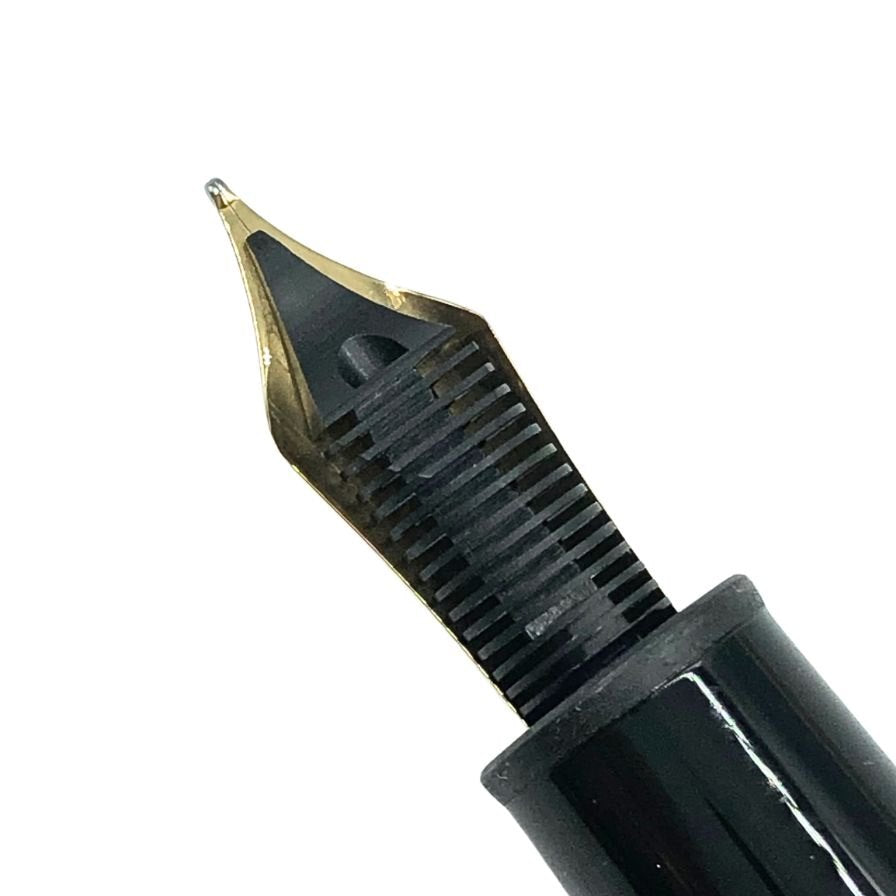 モンブラン 万年筆 マイスターシュティック No.146 ペン先14C ブラック ゴールド MONTBLANC【AFI18】