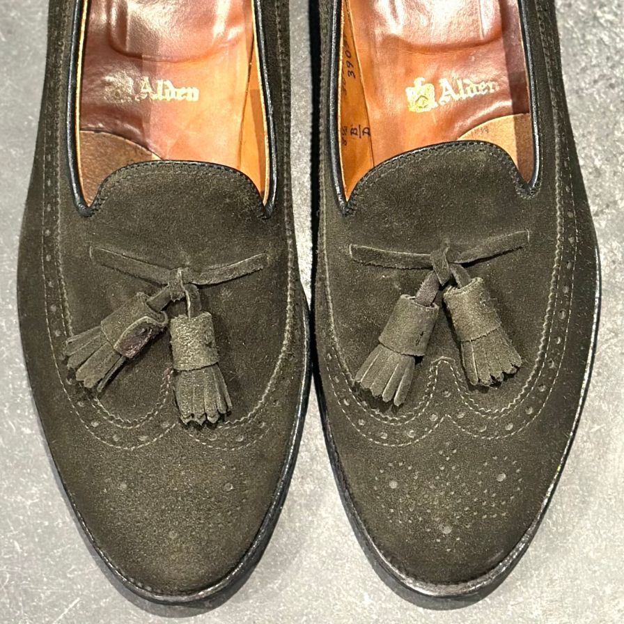 オールデン タッセルローファー ユナイテッドアローズ別注 39037 サイズUS8.5 ALDEN ローファー 約26.5cm【LA】【中古】