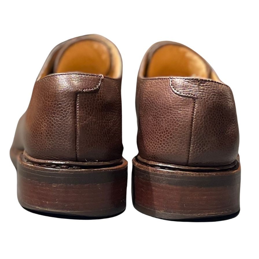 パラブーツ レザーシューズ ルソー Uチップ シボレザー メンズ サイズUK7 ブラウン PARABOOT ROUSSEAU ビジネスシューズ 約25.5cm【LA】【中古】