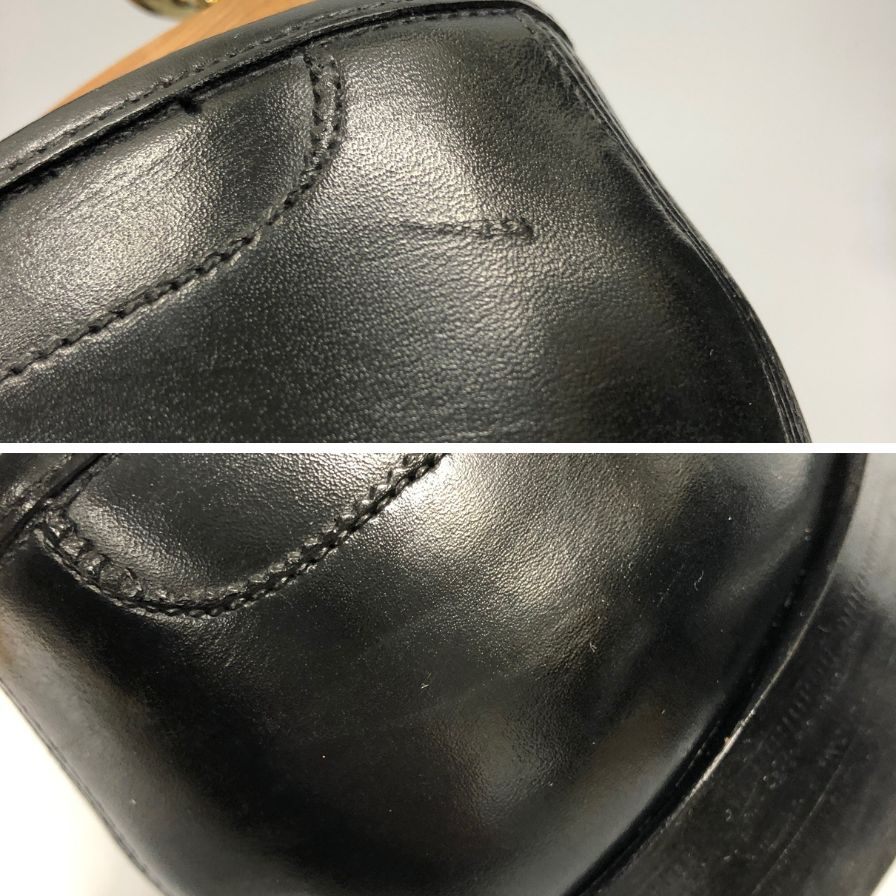 クロケット&ジョーンズ ローファー レザーシューズ scotney サイズ8D ブラック メンズ Crockett&Jones ローファー 約26.5cm【LA】【中古】
