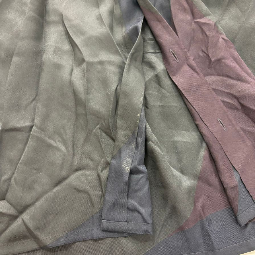 中古◆エルメス シルク シャツ マルチカラー メンズ サイズ44 HERMES 【AFB37】