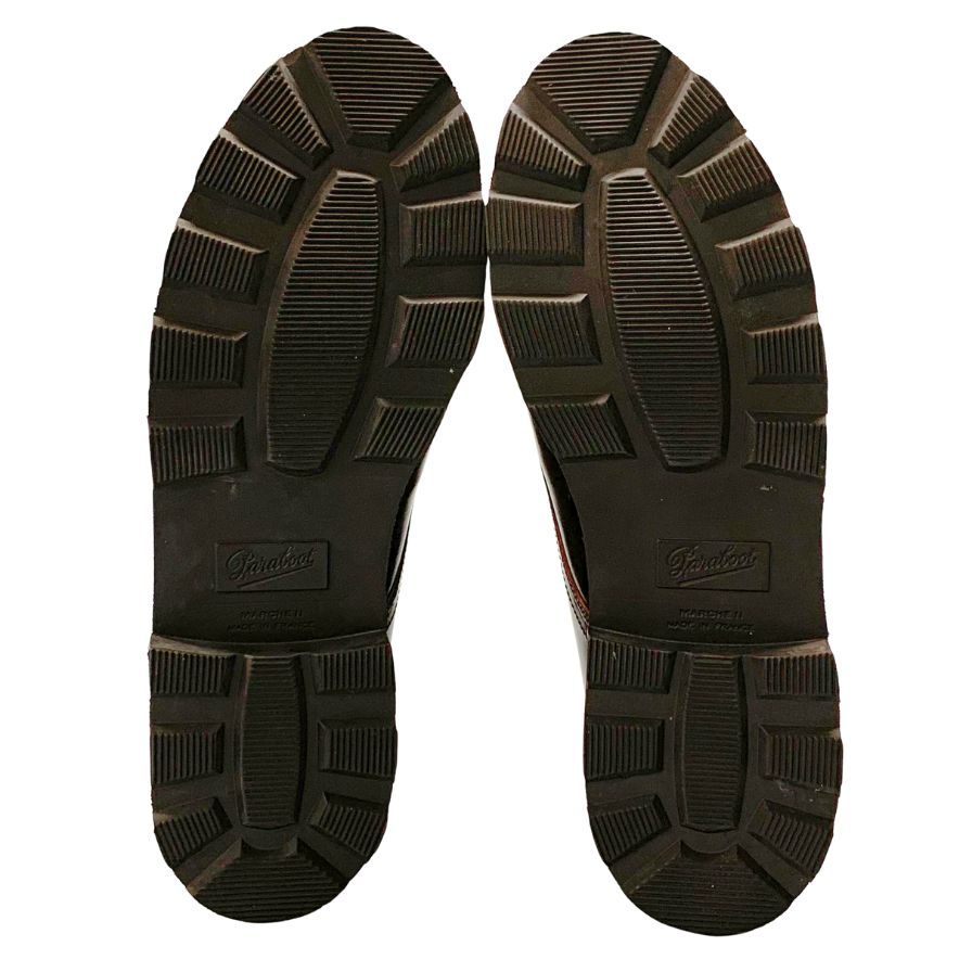 パラブーツ ベルジュラック エコルセ ブラウン UK6 6F82594 21 PARABOOT BERGERAC LIS ECORCE 約24.5cm【AFC47】