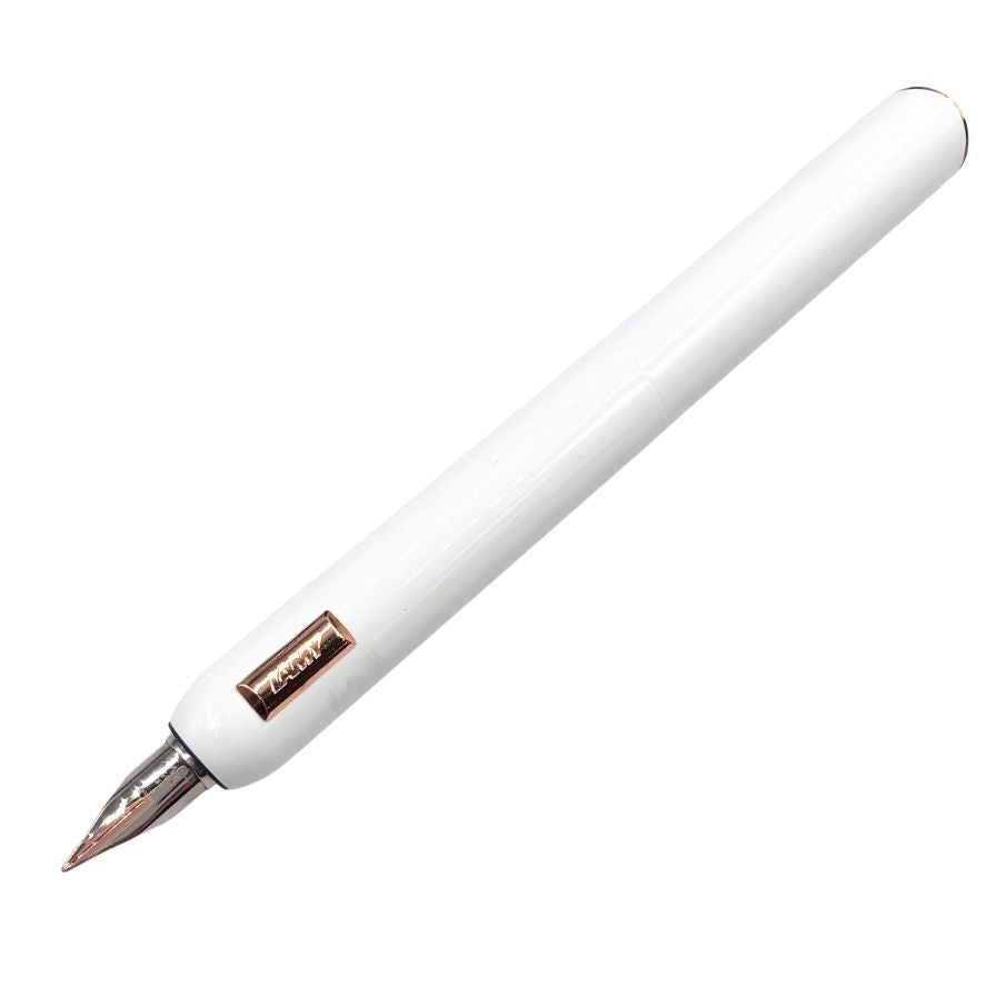 ラミー 万年筆 ダイアログCC ペン先14k 回転式 ホワイト LAMY【AFI20】