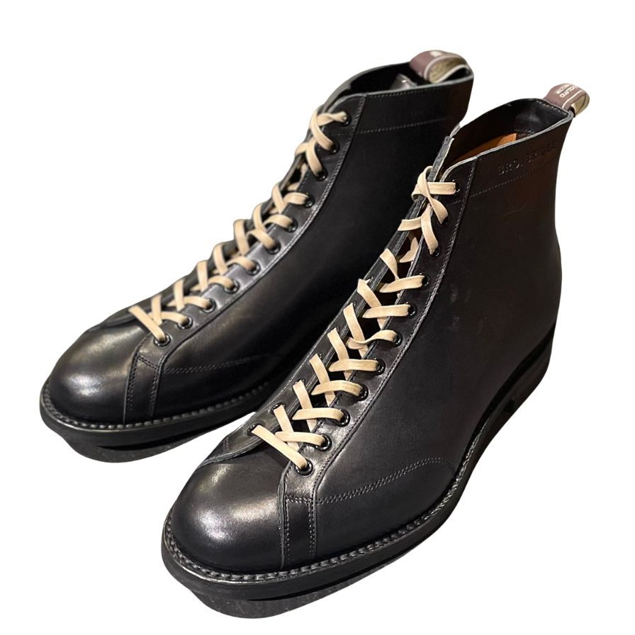 ブラザーブリッジ モンキーブーツ HENRY ヘンリー ブラック サイズ9 BROTHER BRIDGE ブーツ 約27.0cm【LA】【中古】