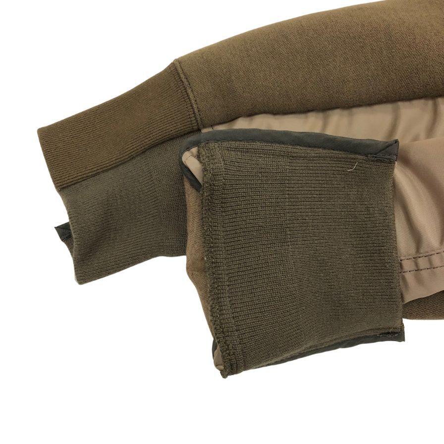 美品◆サカイ ジップアップパーカー スポンジスウェット ブラウン サイズ2 メンズ Sacai Sponge Sweat x Nylon Twill Hoodie 【AFB8】