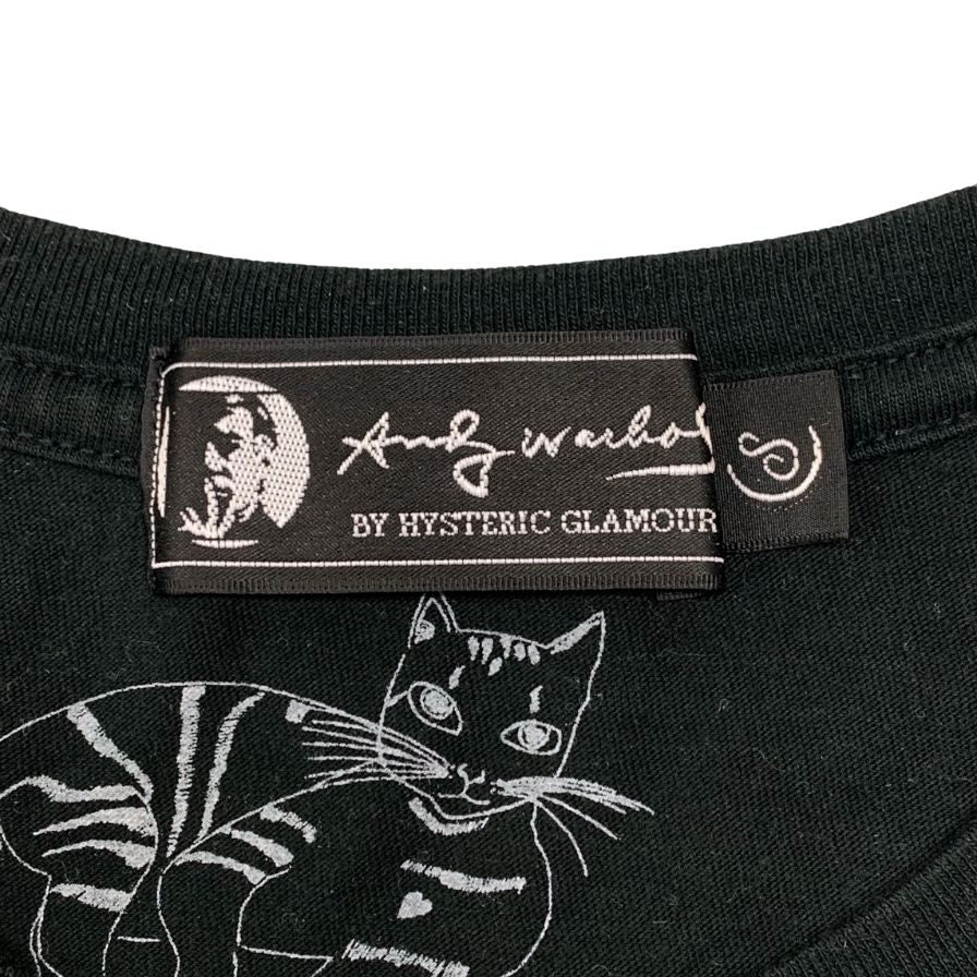 美品◆ヒステリックグラマー Tシャツ アンディ ウォーホル ブラック サイズS メンズ HYSTERIC GLAMOUR 【AFB20】