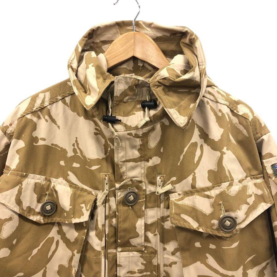 美品◆イギリス軍 コンバットスモックジャケット カモフラ柄 メンズ サイズ170/104 ベージュ系 【AFA9】