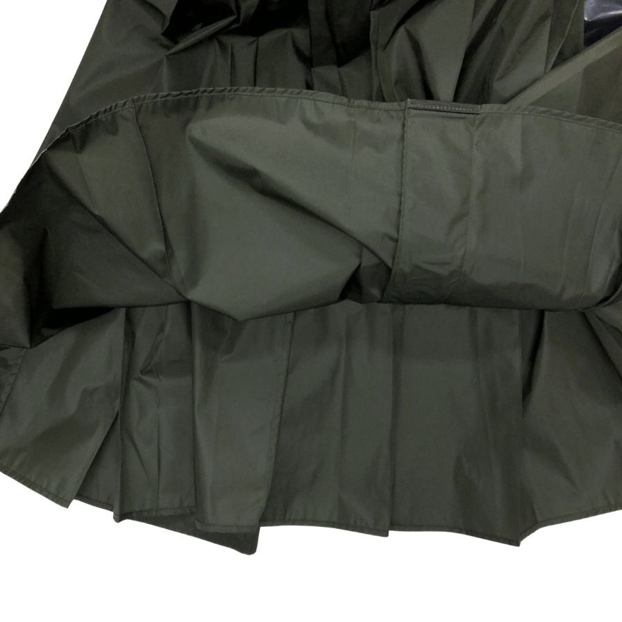 モンクレール 20SS GONNA ナイロンプリーツスカート サイズ38 レディース カーキ F20932071200 MONCLER【AFB38】
