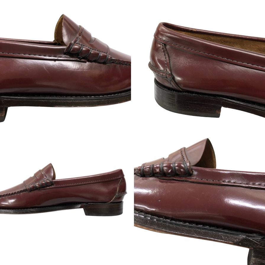 セバゴ コイン ローファー レザー シューズ ペニー USA製 バーガンディ メンズ サイズUS7 SEBAGO 約25.5cm【AFC9】
