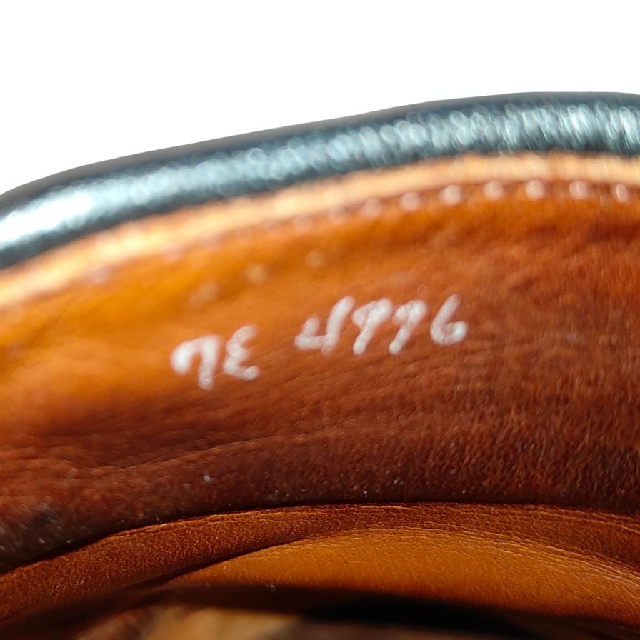 アレンエドモンズ レザーシューズ ローファー 4976 フルサドル コードバン ダークバーガンディ サイズUS7D Allen Edmonds ローファー 約25.0cm【LA】【中古】