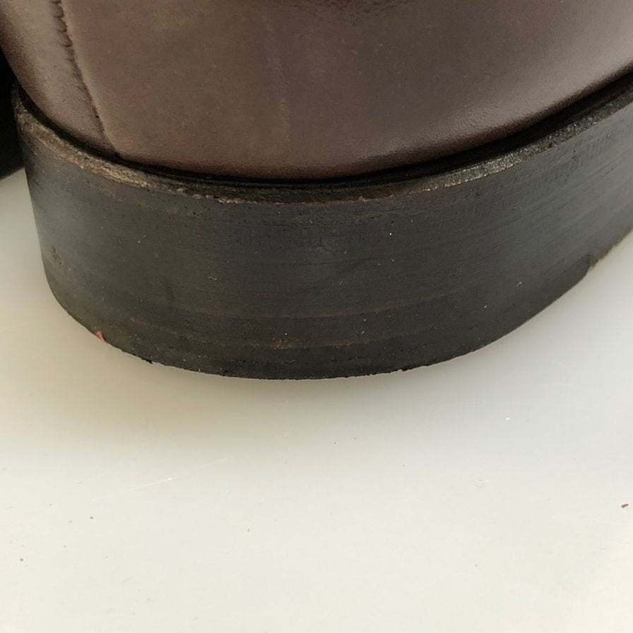 宮城興業 レザーシューズ パンチドキャップトゥ ダービー ブラウン メンズ サイズ10 Miyagi Kogyo 約28.0cm【AFC29】