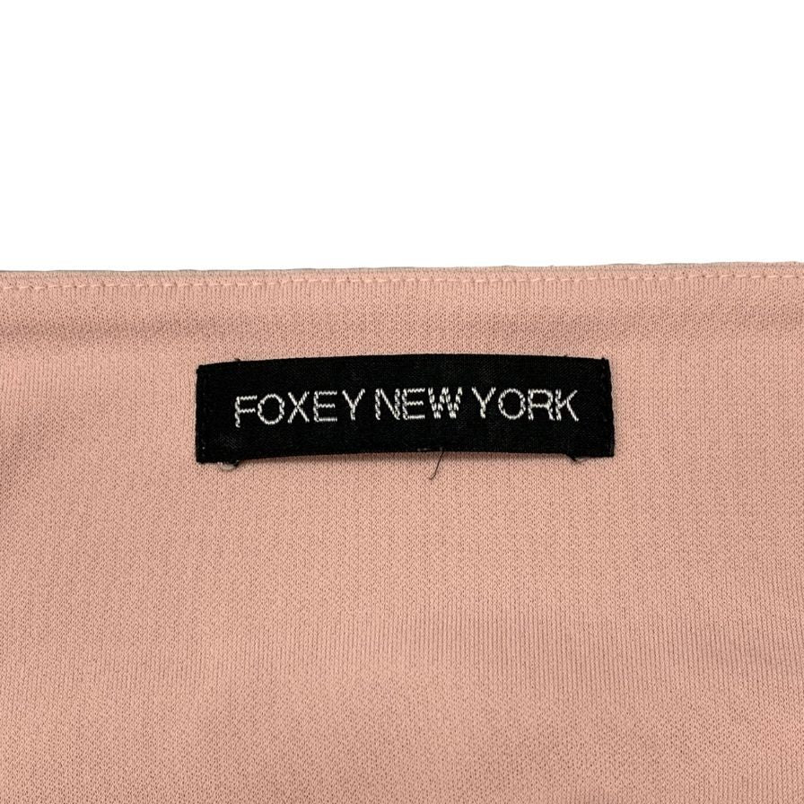 極美品◆フォクシー ニューヨーク トップス ノースリーブ ビスチェ サイズ38 ピンク レディース 21267-AHSAG200 FOXEY NEW YORK 【AFB11】