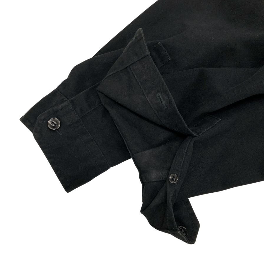 美品◆ユニフォームエクペリメント 長袖シャツ 20AW UE-202009 メンズ サイズ4 ブラック Uniform Experiment 【AFB39】